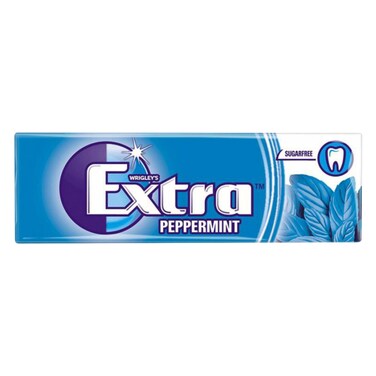 Wrigley&#39;s Sugar Free Extra Peppermint Chewing Gum 10 Pieces