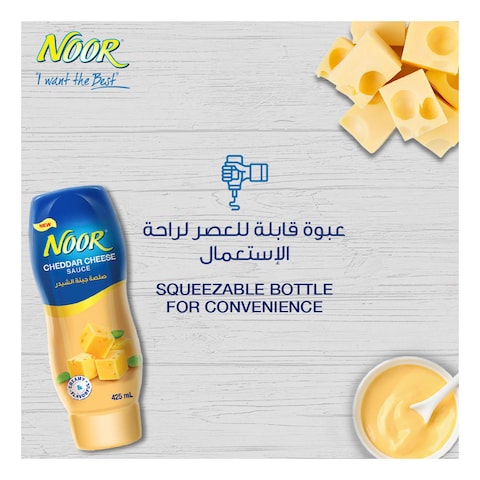 Noor Original Cheddar Cheese Sauce, 425ml