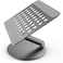 Powerology 360 Foldable Aluminum Stand: Universal Laptop &amp; Tablet Holder (Upto 16") With Wide Silicon Pad - Grey