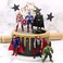6 Piece Superhero Action Figures Sets Marvel Hero Series Collectible Ornaments for cake Toppers