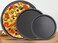 3-Piece Non-Stick Pizza Pan Black