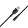 Promate XCORD-AI.BLACK High Tensile Strength Data &amp; Charge Cable for Apple Devices 1 Meter