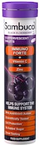 Sambucol Natural Black Elderberry Immuno Forte Effervescent Tablets, Vitamin C, Zinc, Immune System Booster, 15 Tablets