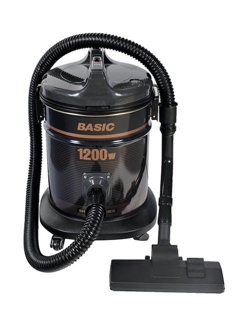 Basic Canister Vacuum Cleaner 13L, BSC-1200, Black