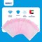 Markq Organza Bags with Drawstrings, 9X12 cm Jewelry Pouches Baby Shower Eid Wedding Party Favor Bags (Light Pink, 100 Pieces)