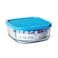 Bormioli Frigoverre Square Blue Lid 160CL