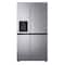 LG Uvnano Side By Side Refrigerator GR-L267SLRL 617L Platinum Silver