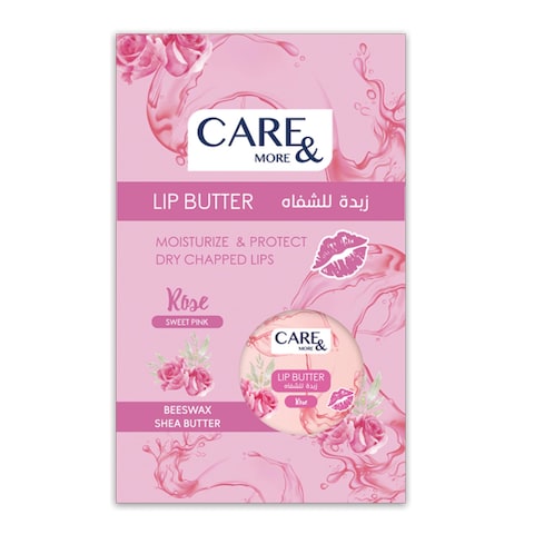Care and More Lip Balm Butter Rose - 4Gm