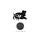 Aiwanto 2Pcs Hair Crab Beautiful Hair Clip For Pony Tail Hair Accessories For Girls Womens (Black)