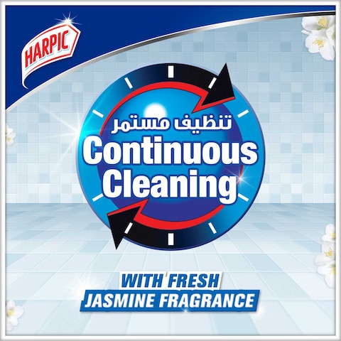 Harpic Flushmatic Jasmine In-Cistern Toilet Cleaner, 50g (Pack of 3)