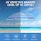 Desert Ranger Beach Umbrella UV 50+ Outdoor Portable Sunshade Umbrella with Carry Bag for Garden Beach Outdoor (1.8 M)