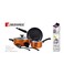 Bergner Induction Bottom Cookware Set Orange Pack of 7