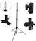 Coopic L280 9Ft/110 Inch Heavy Duty Aluminum Alloy Photo Studio Light Stand With 1/4&quot; Screw For Strobe Lights, Studio Kits, Flash, LED Video Light, Softbox, Reflectors, Umbrella.
