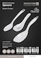 Royalford 14 Cm Melamineware Soup Spoon- Rf11822 Stylish Grey Design, Light-Weight And 100% Food-Grade Suitable For Dining Table, Home And Restaurant For Soup, Stew And Chip-Resistant White And Grey