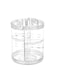 Generic 360 Degree Octagon Shaped Rotating Cosmetic Organizer Clear