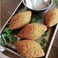 Kibbeh Rolls Maker 7cm   Meat Ball Mold Meatloaf Maker Press Tool Fish Balls Kitchen Homemade Stuffed   ( 9 Grids-white)