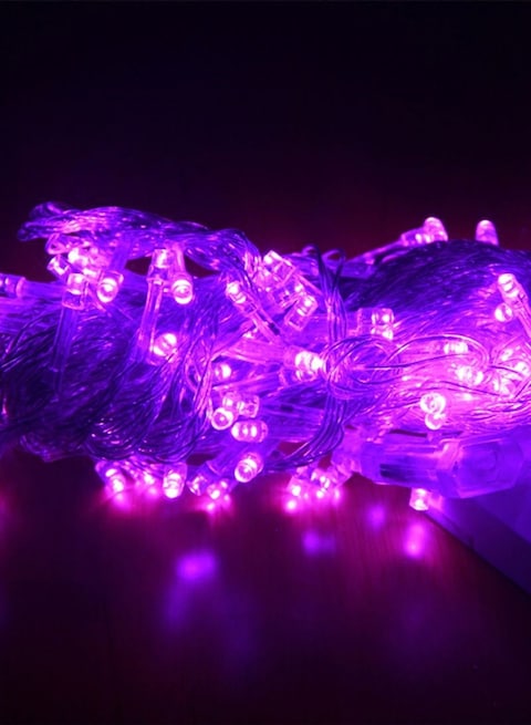 Generic - 100-Piece Led String Decorative Light Purple 1000Centimeter