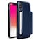 VRS Design - iPhone X DAMDA GLIDE Semi Auto Card Slider Wallet cover/case - Deep Sea Blue