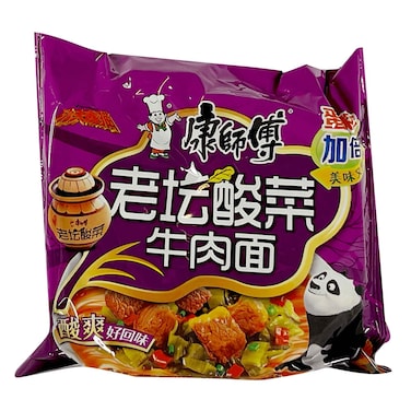 Master Kang Beef With Cabbage Pickled Instant Noodle 116g