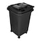 Al-Helal and Star Dust Bin - 60 Liter - Black