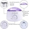 Pro- Wax Warmer for Body Hair Removal with 600ml Apple Wax, 100 Pcs Wax Strip and 100 Pcs Wood Spatula