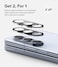 Ringke Samsung Galaxy Z Fold 5 Lens Protectors, Camera Styling Aluminium Frame Tough Protective Cover Sticker -2 Pack