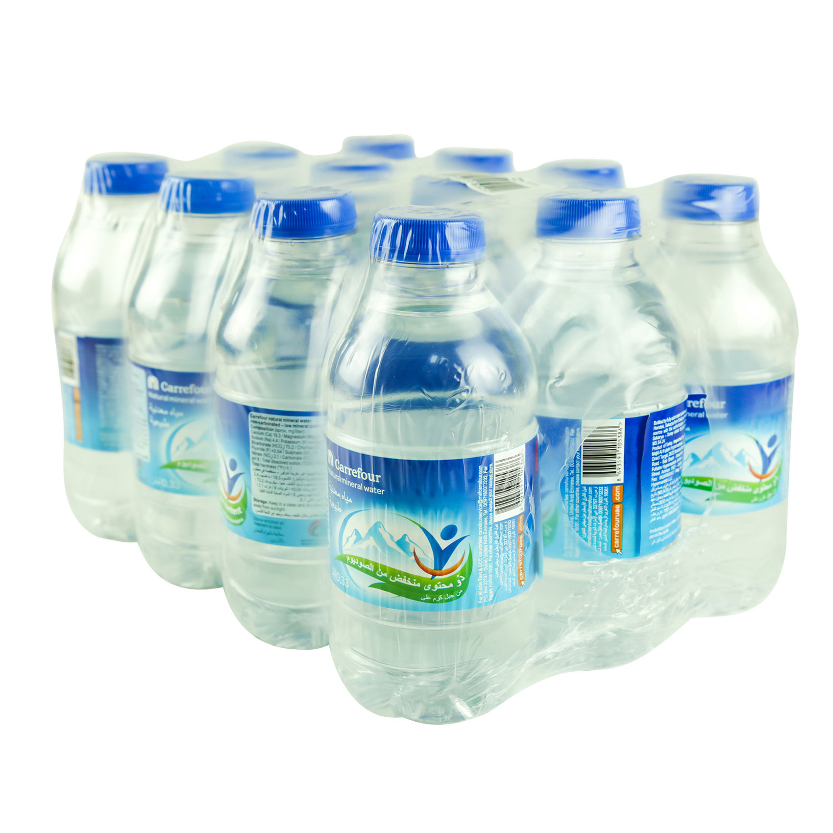 Carrefour Natural Mineral Water 330ml Pack of 12