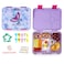 Eazy Kids 5 &amp; 4 Convertible Bento Lunch Box wt Sandwich Cutter Set - Gamer Girl
