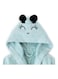 Milk &amp; Moo Sangaloz Velvet Bathrobe Light Blue/Black 64X36cm