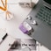 Elago Clear designed for AirPods Pro 2 case cover with Strap - Deep Purple