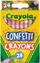 Crayola Confetti Crayons 24ct 52-3407