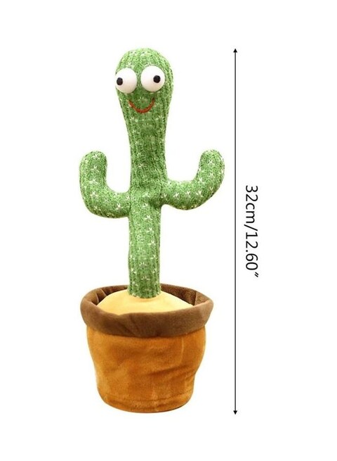 Electric Dancing Cactus Plant Stuffed Toy