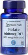 Puritan's Pride Folic Acid 400mcg Tablets 250's