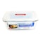 Lock &amp; Lock Boroseal Oven Glass Rectangular Container LLG430 Clear 730ml