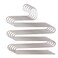 5PK ZOBER S Shaped, 5 Layer Pant Hanger   Stainless Steel   Multilayer Closet Storage   For Pants, Jeans, Trousers, Scarfs, Towels