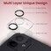 Moxedo Camera Lens Protector, 9H Tempered Glass, Scratch Resistant Aluminum Alloy Frame Camera Cover Screen Protector Compatible for iPhone 12/6.1 inch (EERIE BLACK)