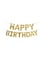 Generic Happy Birthday Letters Hanging Foil Balloon Banner 16Inch
