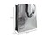 Non-Woven Fabric Bag 34.5x12x38cm,  Silver Tote for Stylish Convenience