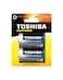 Toshiba High Power D 2 Alkaline Batteries