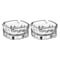 LAV Ashtray Karina 70 2 Pieces