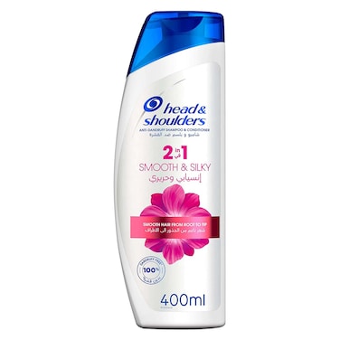 Head &amp; Shoulders Smooth &amp; Silky 2In1 Anti-Dandruff Shampoo and Conditioner - 400 ml