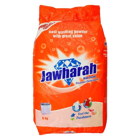 Jawharah Plus High Foam Detergent Powder 6kg