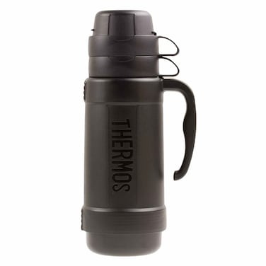 Thermos Glass Flask 1L Black