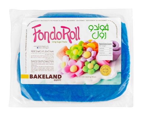 Bake Land Blue Fondo Roll - 500gm