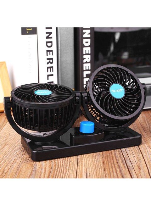 Generic - Double Head 360&deg; Rotating Cooling Fan