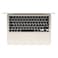 Apple MacBook Air Laptop with 13-Inch Display M3 Processor 16GB RAM 512GB SSD M3 Chip Graphic Card Starlight English and Arabic