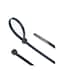 Generic 100-Piece Cable Tie Set Black 4.8x300millimeter