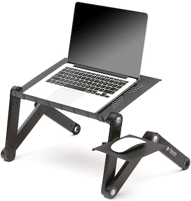 Other Laptop Stand Table Foldable Laptop Desk Portable 360 Degree Adjustable Table For Bed Sofa With Mouse Board