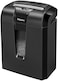 Fellowes 4600001 Shredder Cross-Cut, 10Sht Cap, 15-1/4"X10"X19", Black