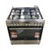 Aftron 4 Gas Burners Cooker AFGR6075SFSD Silver/Black (Plus Extra Supplier's Delivery Charge Outside Doha)